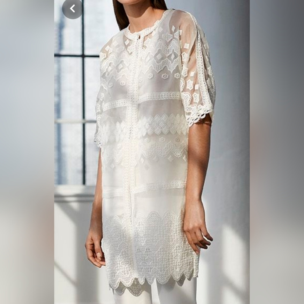 Carlisle Collection Lace Duster, Sz 8, NWOT